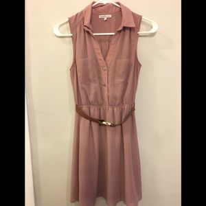 🌷Mute-Rose Charlotte Russe Mini-Dress✨